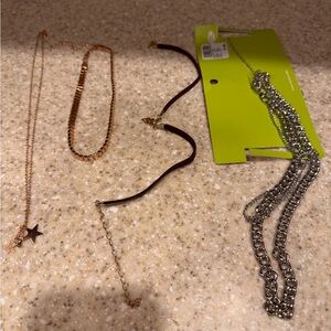 Set of 4 Costume Necklaces from Rue 21 New